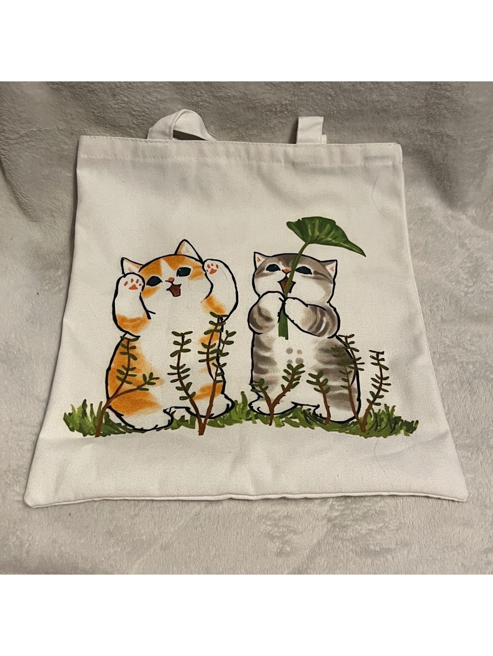 Cat Print Tote Bag